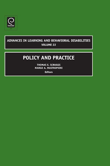 Book cover image for Policy and Practice ISBN: 9781848553101